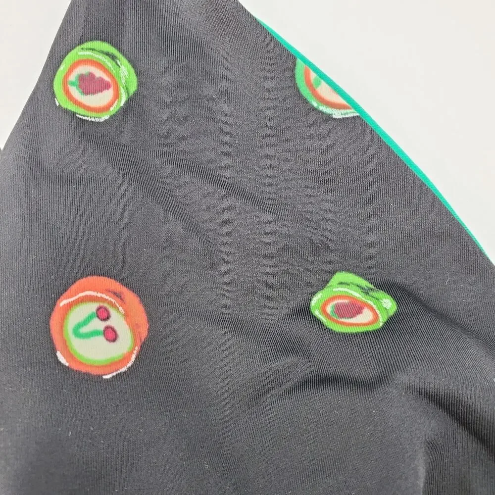 Lisa Curran Bikini Top Hard Candy Print Sz Large